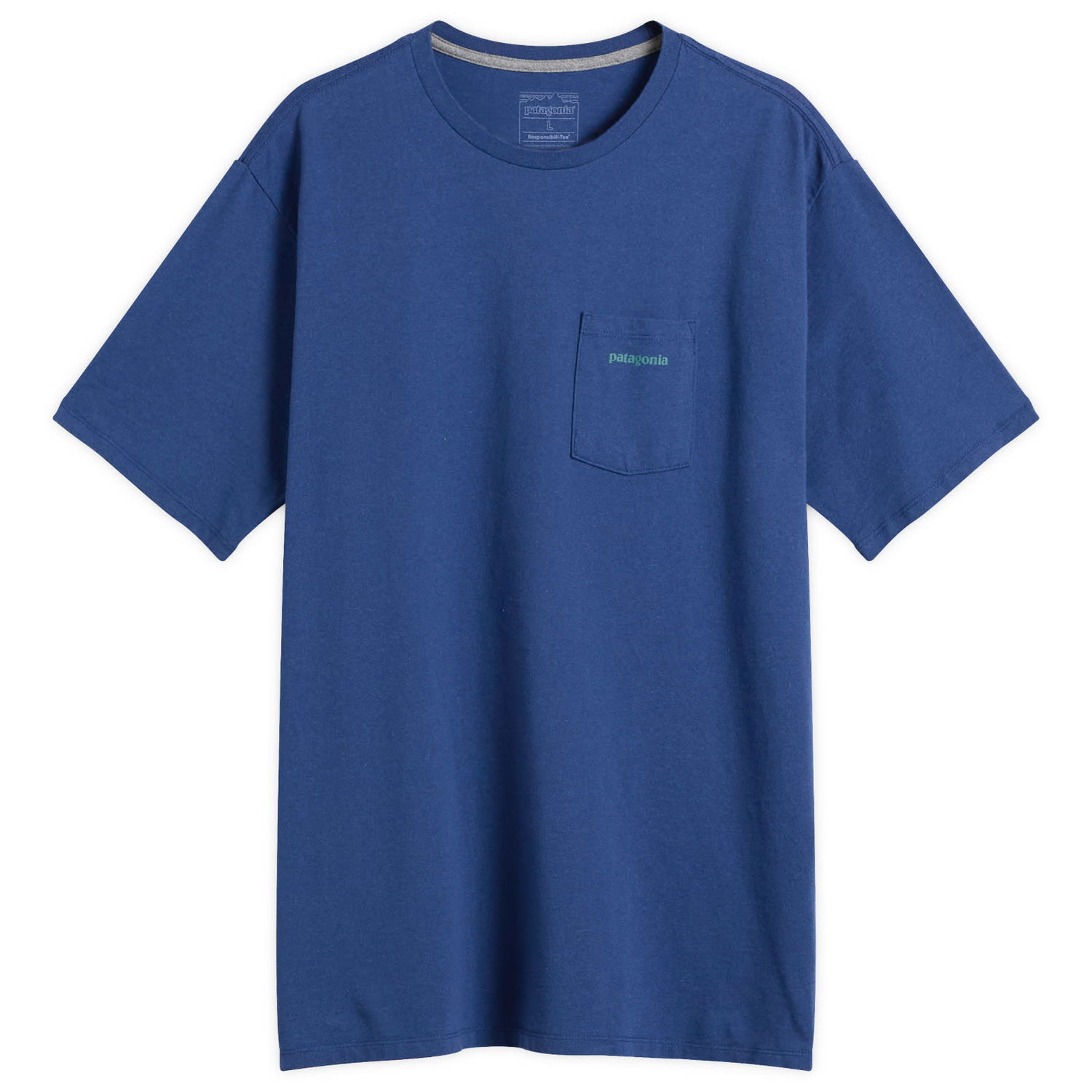 Majica Patagonia Men's Boardshort Pocket T-Shirt, Size Small Modra | 37655-CLMB, 1