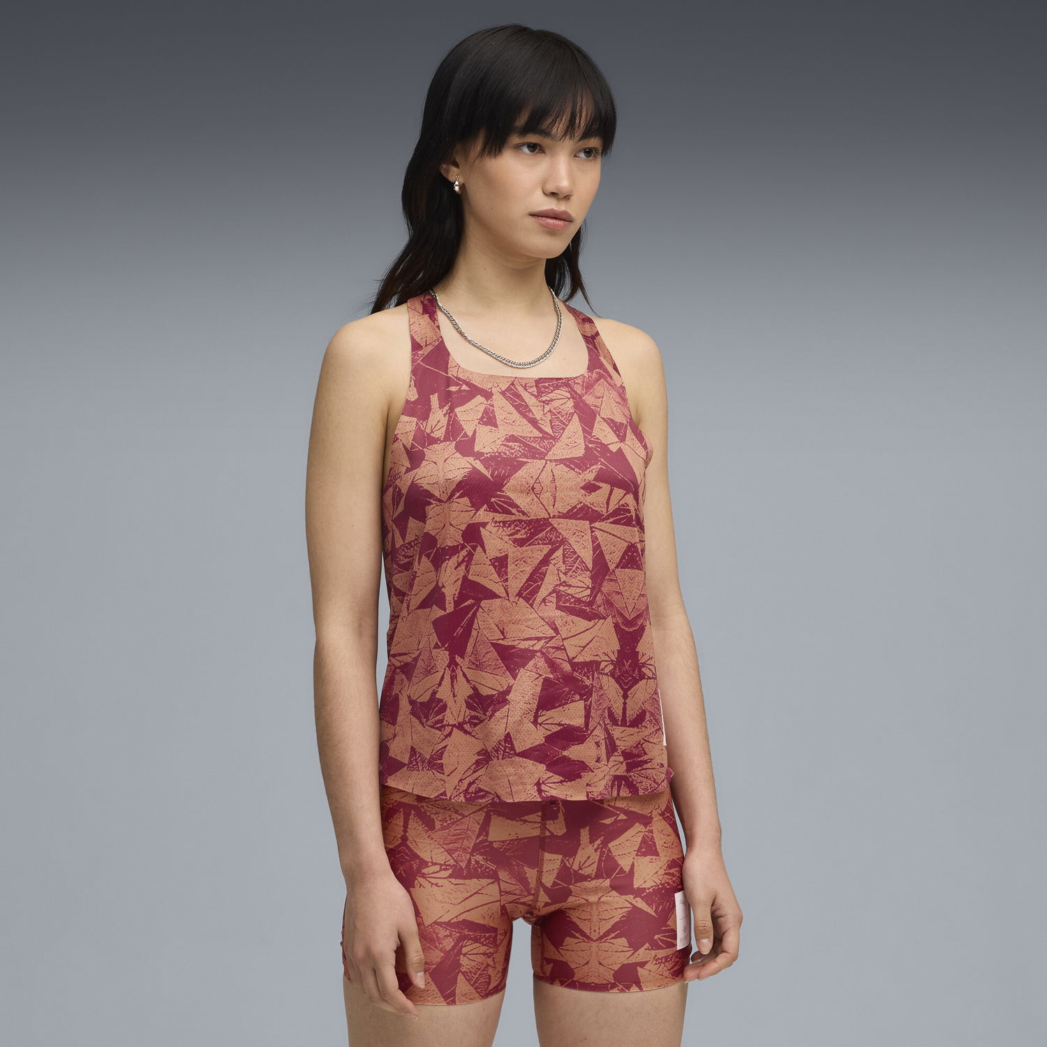 Majica brez rokavov Puma PUMA x SAYSKY Geometric Print Sleeveless Tank Top Večbarvna | 527610_90, 1