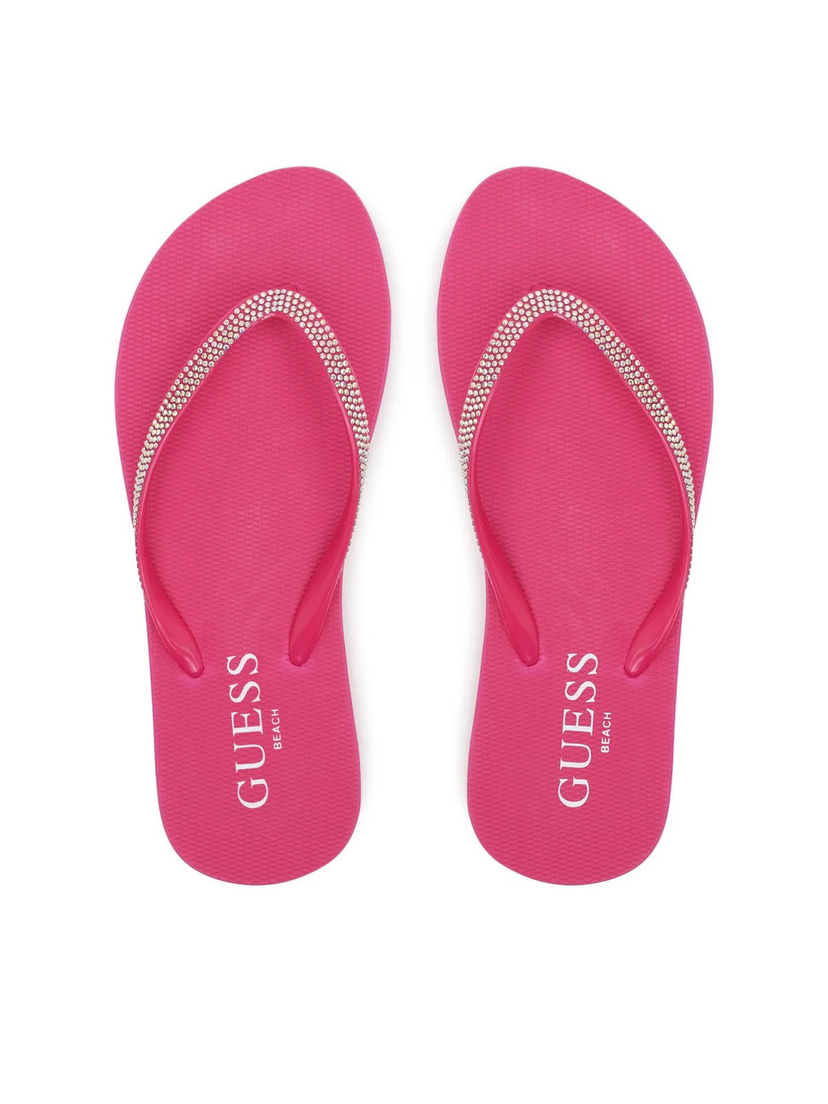 Kopalke GUESS Guess Rhinestone Beach Flip-Flops Roza | E5GZ05BB00F-F45D, 0