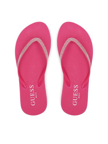 Kopalke GUESS Guess Rhinestone Beach Flip-Flops Roza | E5GZ05BB00F-F45D, 0