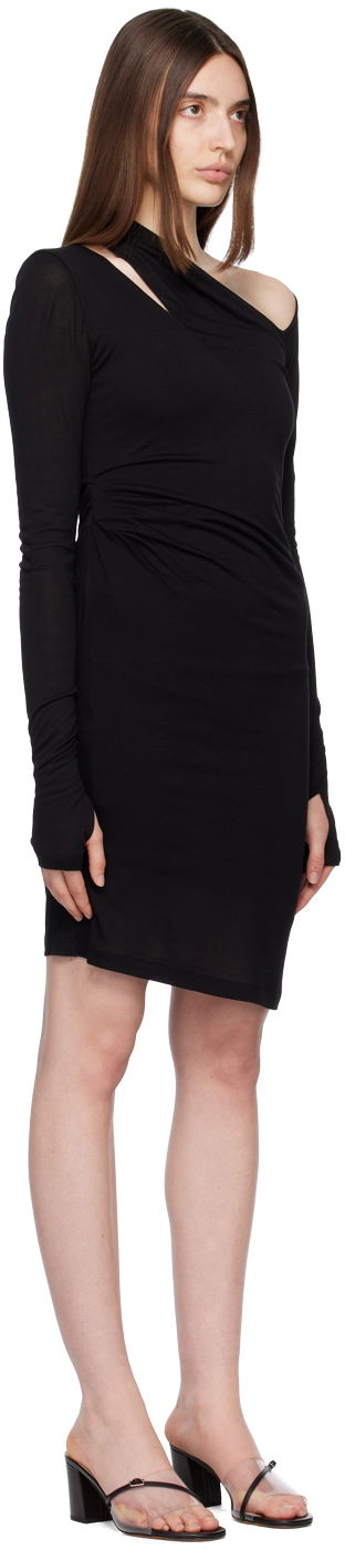 Obleke Helmut Lang Scala Midi Dress Črna | M10HW602, 1