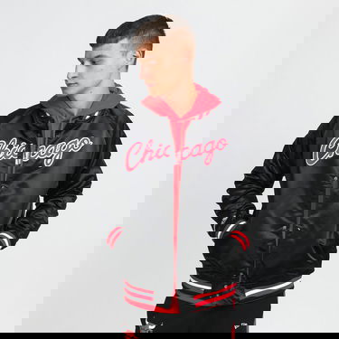 Bomber jakna Mitchell & Ness Bomber NBA Lightweight Satin Jacket Bulls Črna | 18013, 0