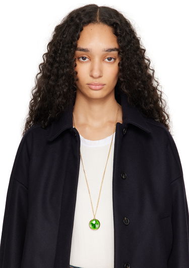 Ogrlica A.P.C. A.P.C. Anastasia Barbieri Fortuna Necklace with Four-Leaf Clover Pendant Kovinski | MEAEH-F70857, 1