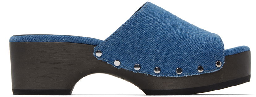 Oblačila rag & bone rag & bone Mara Denim Clogs Modra | WFF23PF015SA15