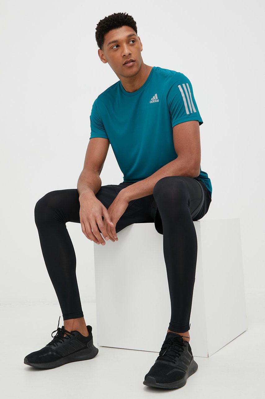 Majica adidas Performance Performance Own The Run T-Shirt Zelena | HB7437, 0