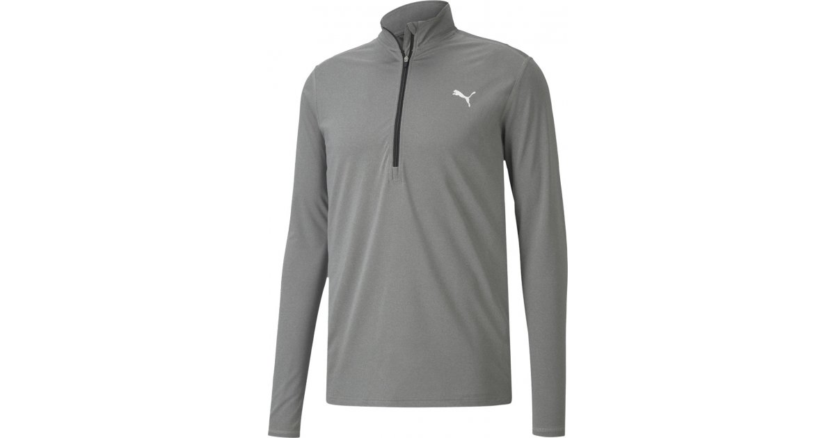 Pulover Puma Cross the Line Quarter-Zip Running Top Siva | 519592-001, 1