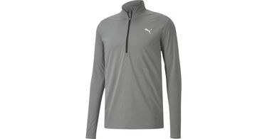 Pulover Puma Cross the Line Quarter-Zip Running Top Siva | 519592-001, 1