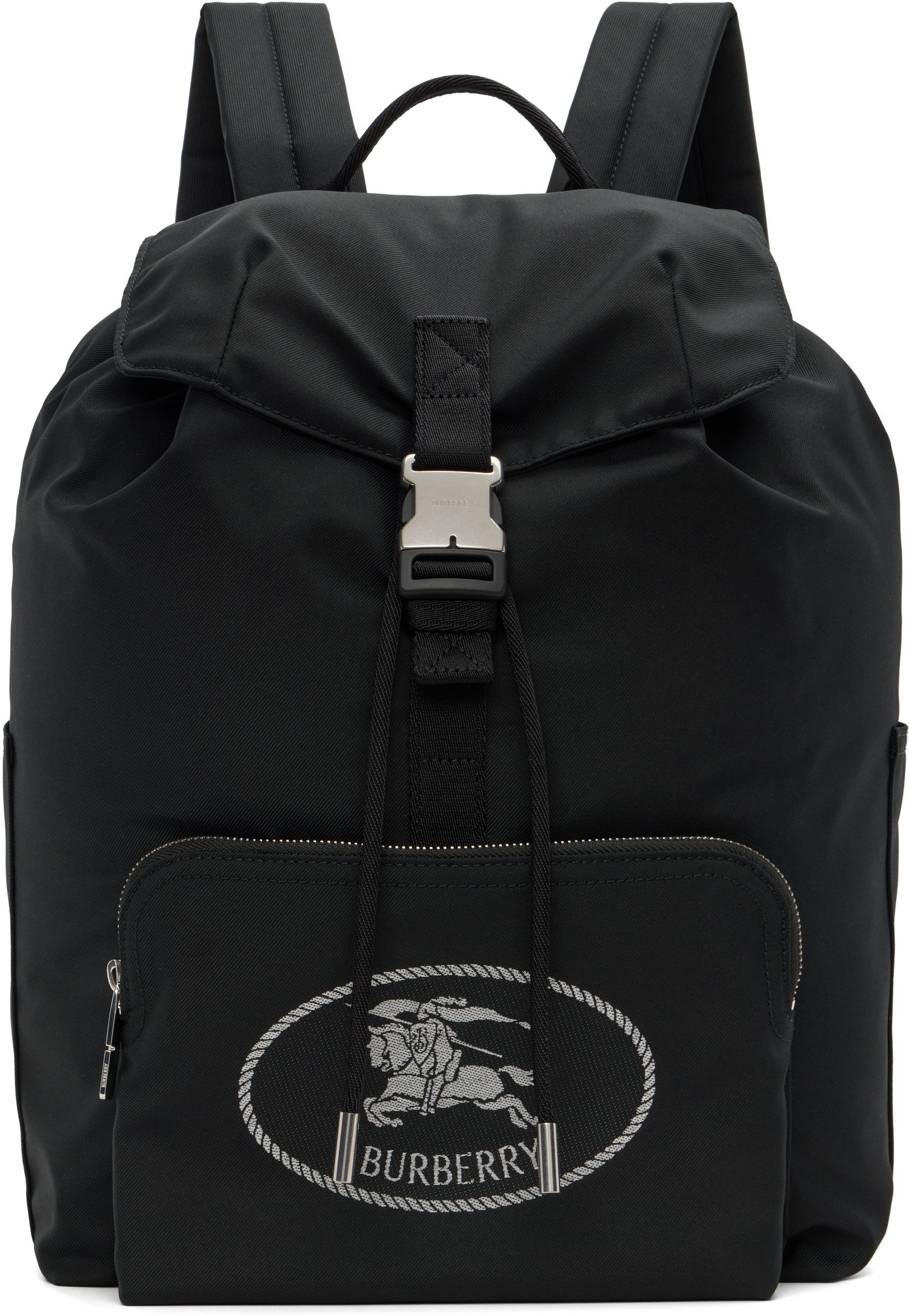 Nahrbtnik Burberry Orkney Flap Backpack Črna | 8111314, 0