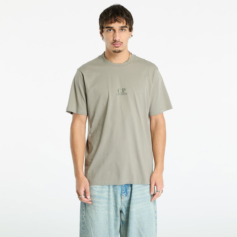 Majica C.P. Company C.P. Company 30/1 Jersey British Sailor Short Sleeve Logo T-Shirt Zelena | 19CMTS106A006586W-356