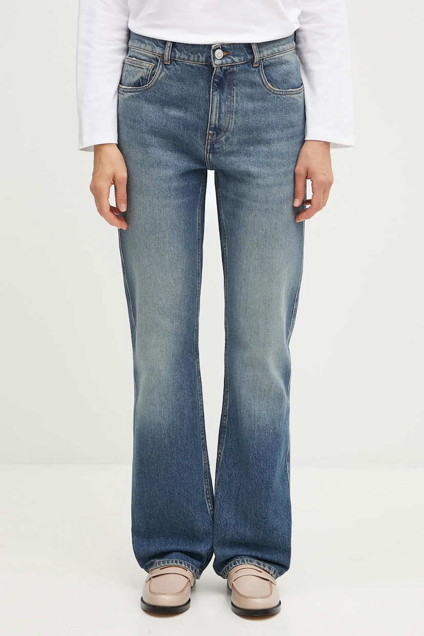 Kavbojke Coperni Coperni High Waist Boyfriend Jeans Modra | COPP163F2022