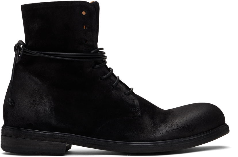 Modni dodatki Marsèll Marsèll Zucca Media Lace-Up Ankle Boots Črna | MM4570 P024666