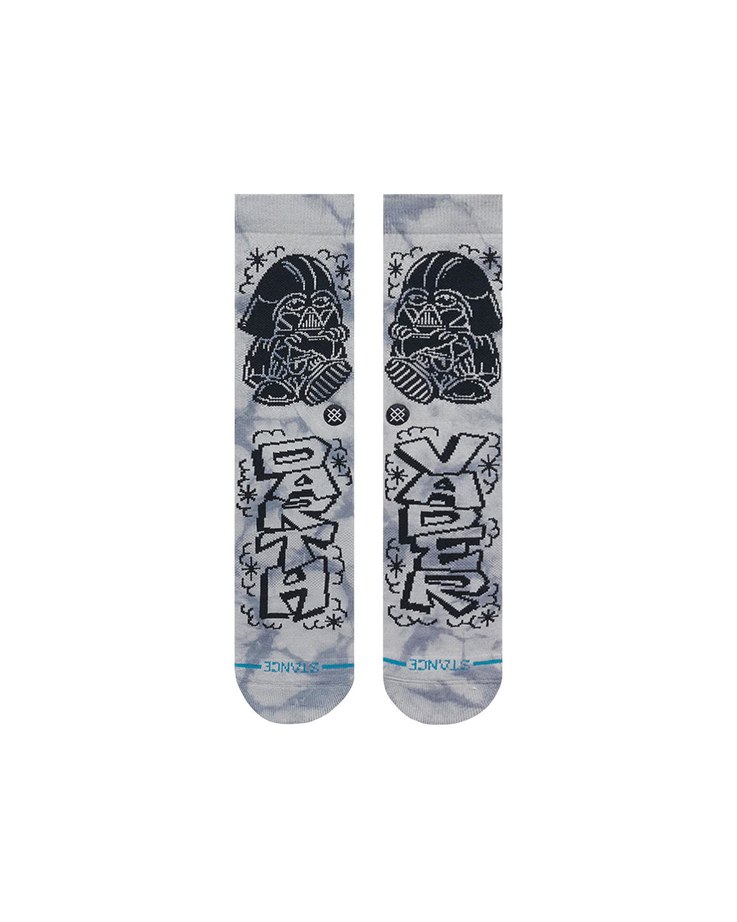 Nogavice Stance Darth Crew Socks Siva | A556D24DJD-BLK, 0