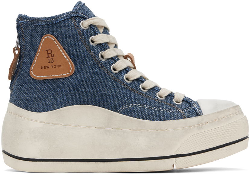 Oblačila R13 R13 Kurt High-Top Modra | R13S5029-S126A