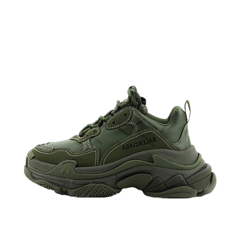 Superge in čevlji Balenciaga Triple S All Over Olive W Zelena | 524039W2FA13510