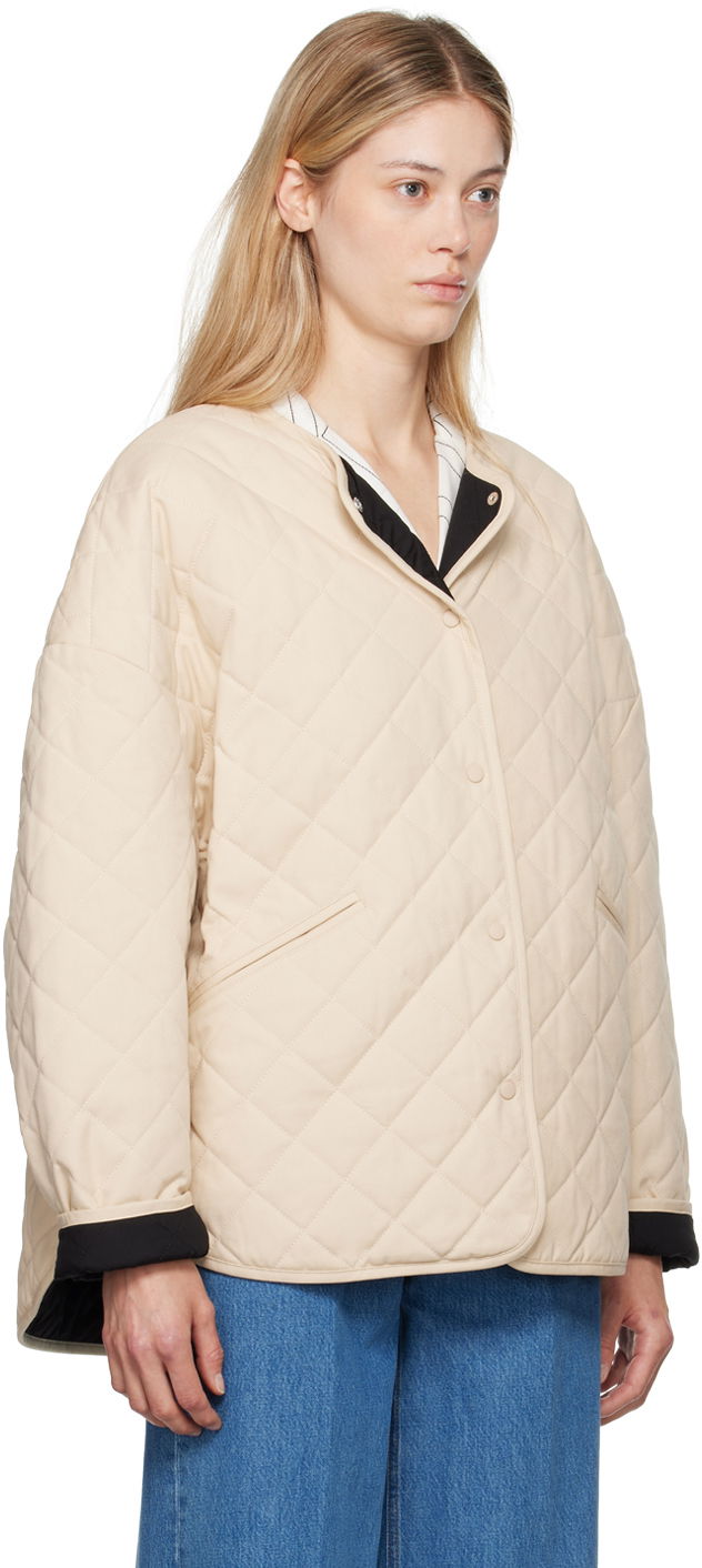 Puhovka TOTEME TOTEME Exclusive Quilted Jacket Bež | 223-177-222, 1