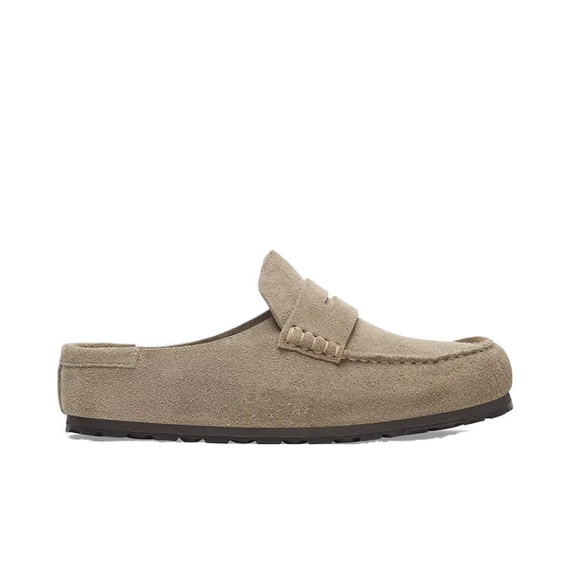 Superge in čevlji Birkenstock Birkenstock Naples Wrapped LEVE Suede Mules Bež | 1029710