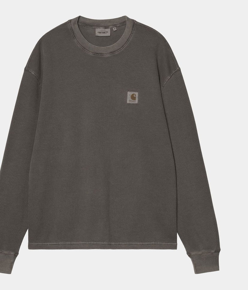 Majica Carhartt WIP Long Sleeve Vista Waffle T-Shirt Siva | I035304_5