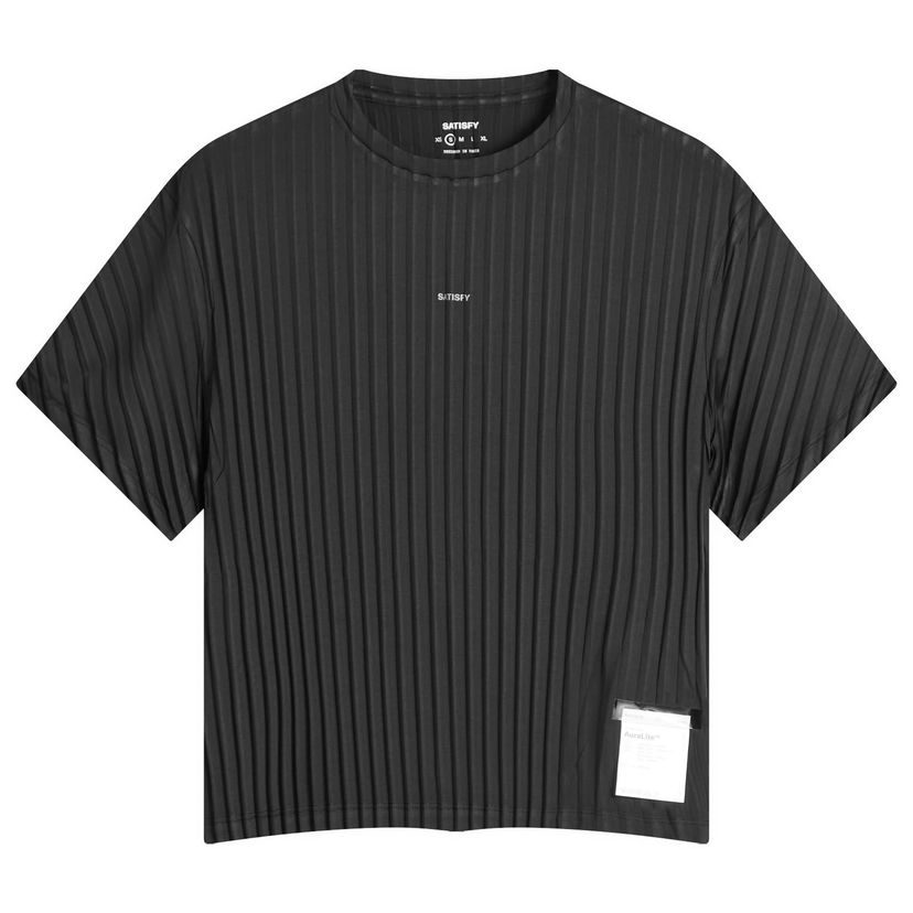 Majica Satisfy Auralite Pleated T-Shirt Črna | 21021-BK-SA
