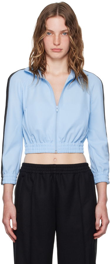 Trenirka Alexander Wang Alexander Wang.t Cropped Track Jacket Modra | 4CC3242091, 0