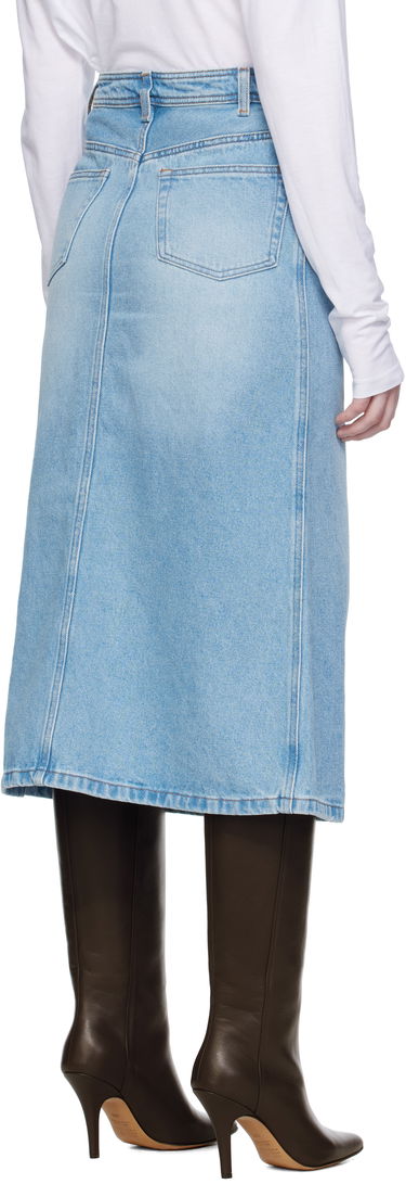 Krila A.P.C. A.P.C. Georgia Denim Midi Skirt Modra | COHIC-F06423, 2