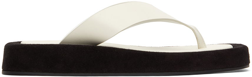 Obleke The Row The Row Ginza Platform Thong Sandals Črna | F1138-L6525, 0