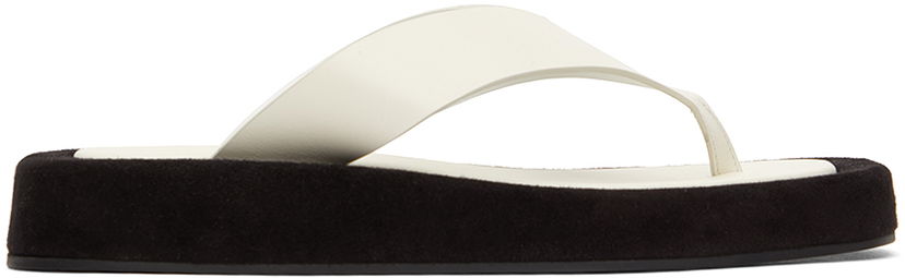 Obleke The Row The Row Ginza Platform Thong Sandals Bela | F1138-L6525