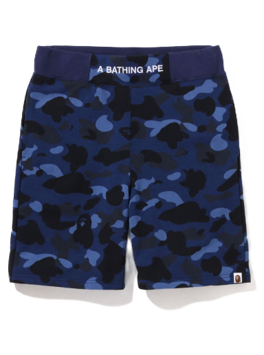 Kratke hlače BAPE Color Camo Sweat Shorts Mornarica | 1I80-153-001