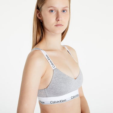 Modrček CALVIN KLEIN Modern Cotton Light Lined Bralette Siva | QF7059E P7A, 1