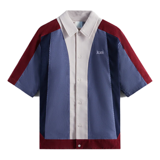 Srajce KITH Cord Woodpoint Shirt Modra | KHM031173-404