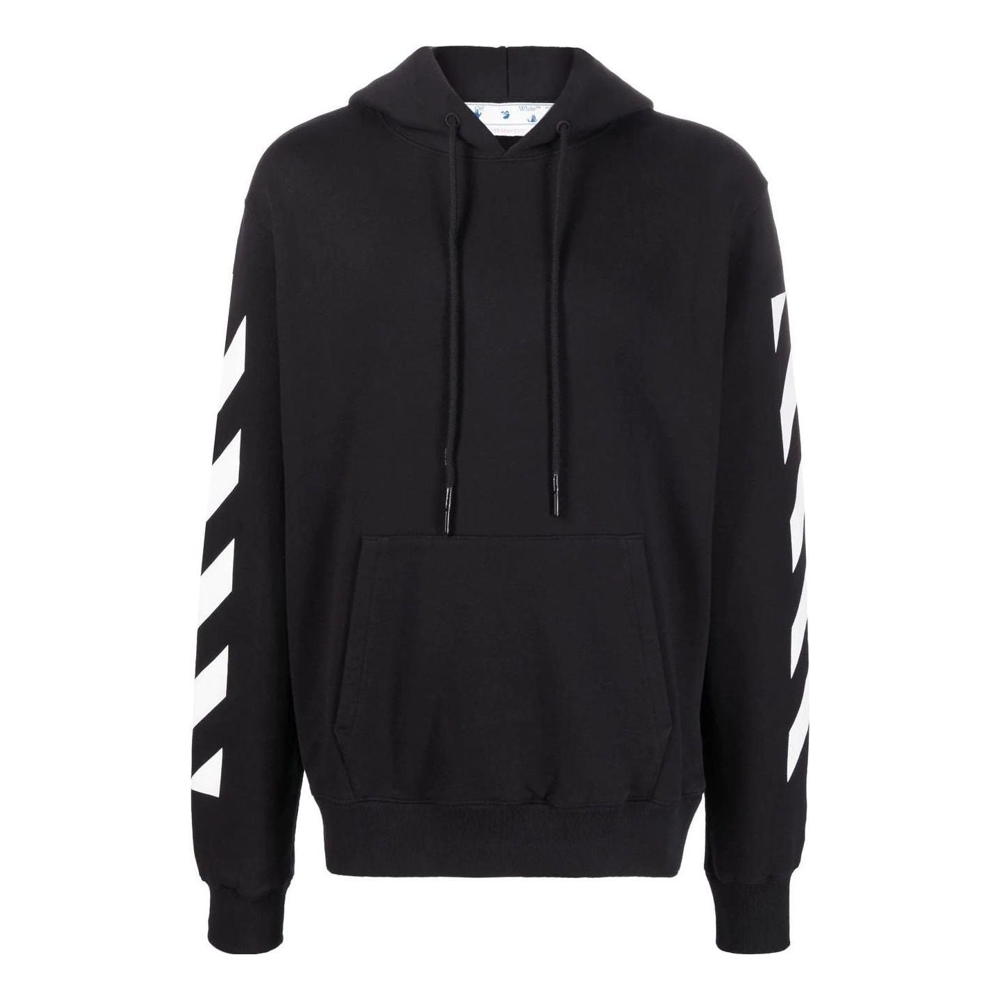 Pulover Off-White Loose Fit Hoodie With Arrow Pattern Črna | OMBB097C99FLE0121001, 0