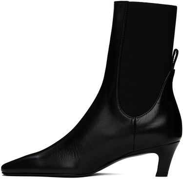 Obleke TOTEME TOTEME 'The Mid Heel' Leather Boots Črna | 214-907-813, 2