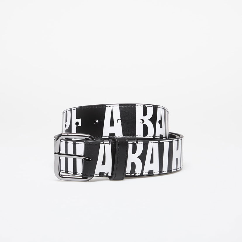 Pasovi BAPE A BATHING APE Debossed Logo Belt Black Universal Črna | 001BTK201302M BLK