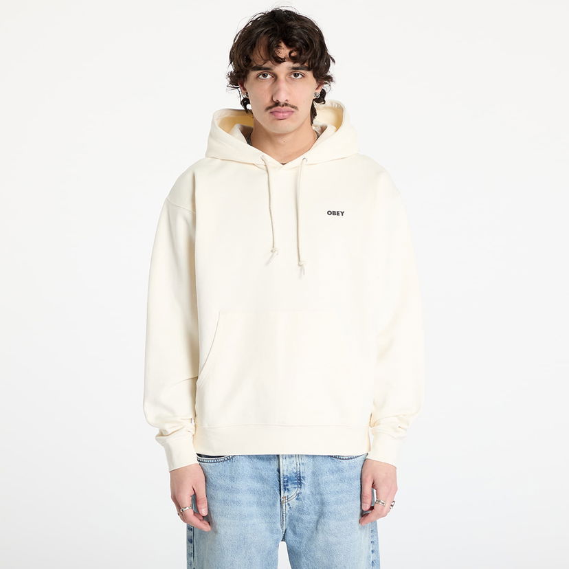 Pulover OBEY OBEY Bold Eye Hoodie Bela | 117464051-UBL
