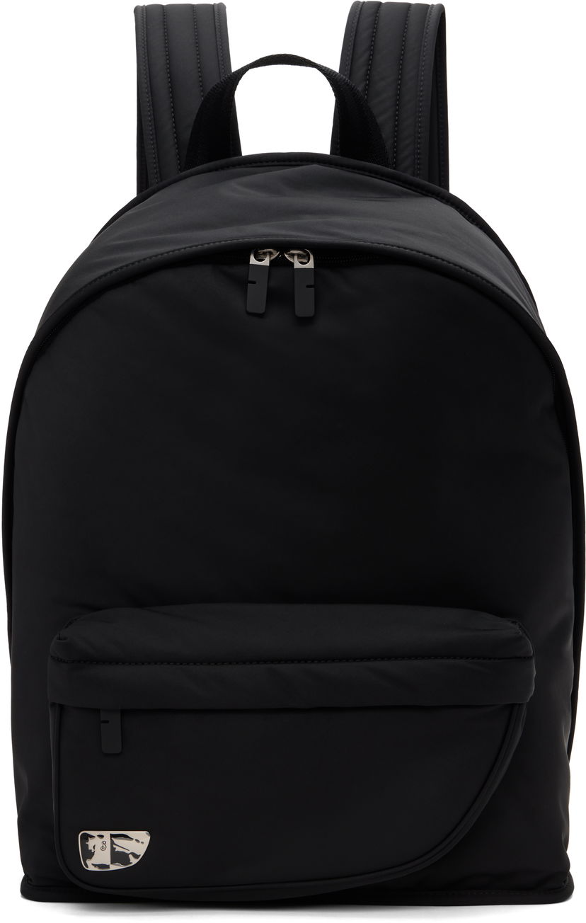 Nahrbtnik Burberry Backpack With Logo Patch Črna | 8098353
