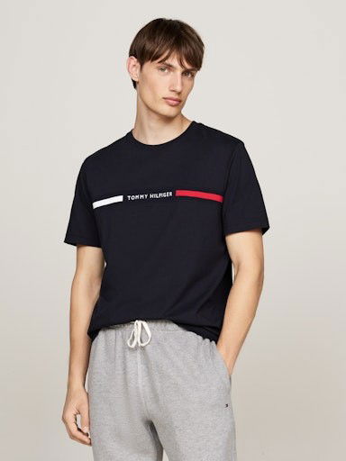 Majice in brezrokavniki Tommy Hilfiger S/S T-Shirt Modra | MW0MW36498DW5