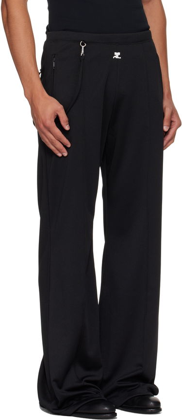 Hlače Courrèges Courrèges Flare Interlock Tracksuit Pants Rjava | 325JPA426JS0250, 4