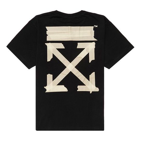 Majica Off-White Bronzing Arrow Print T-Shirt Črna | OMAA038G20JER0021048, 0