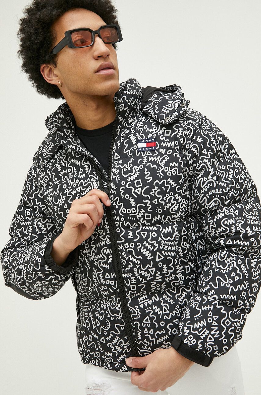Puhovka Tommy Hilfiger Alaska Doodle Print Oversized Puffer Jacket Večbarvna | DM0DM15389.PPYX, 0
