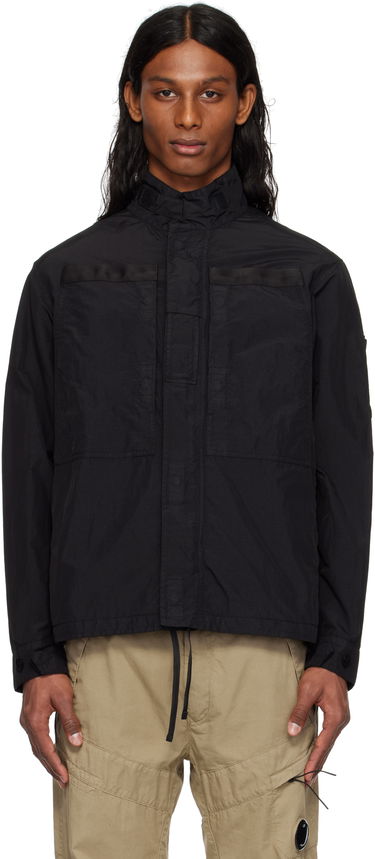 Vetrovka C.P. Company C.P. Company Flatt Nylon Lens Overshirt Črna | 18CMOS081A-005991G, 0