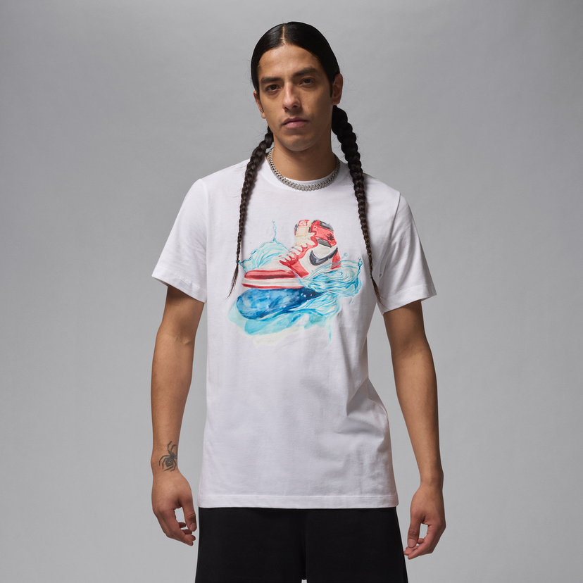 Majica Jordan Jordan Flight Essentials AJ1 T-Shirt Bela | IB3355-100