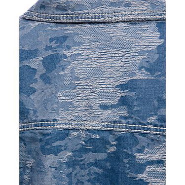 Jakna Karl Kani Karl Kani OG K Distress Camo Denim Jacket Modra | KK-60710032, 6