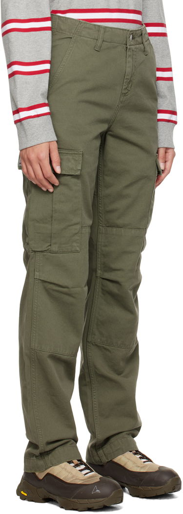 Cargo hlače Carhartt WIP Regular Fit Cargo Pants Zelena | I030475, 1