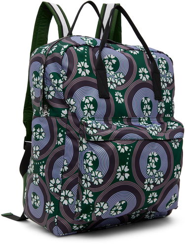 Nahrbtnik Marni Marni 70s Circles Print Backpack Zelena | M00965, 1