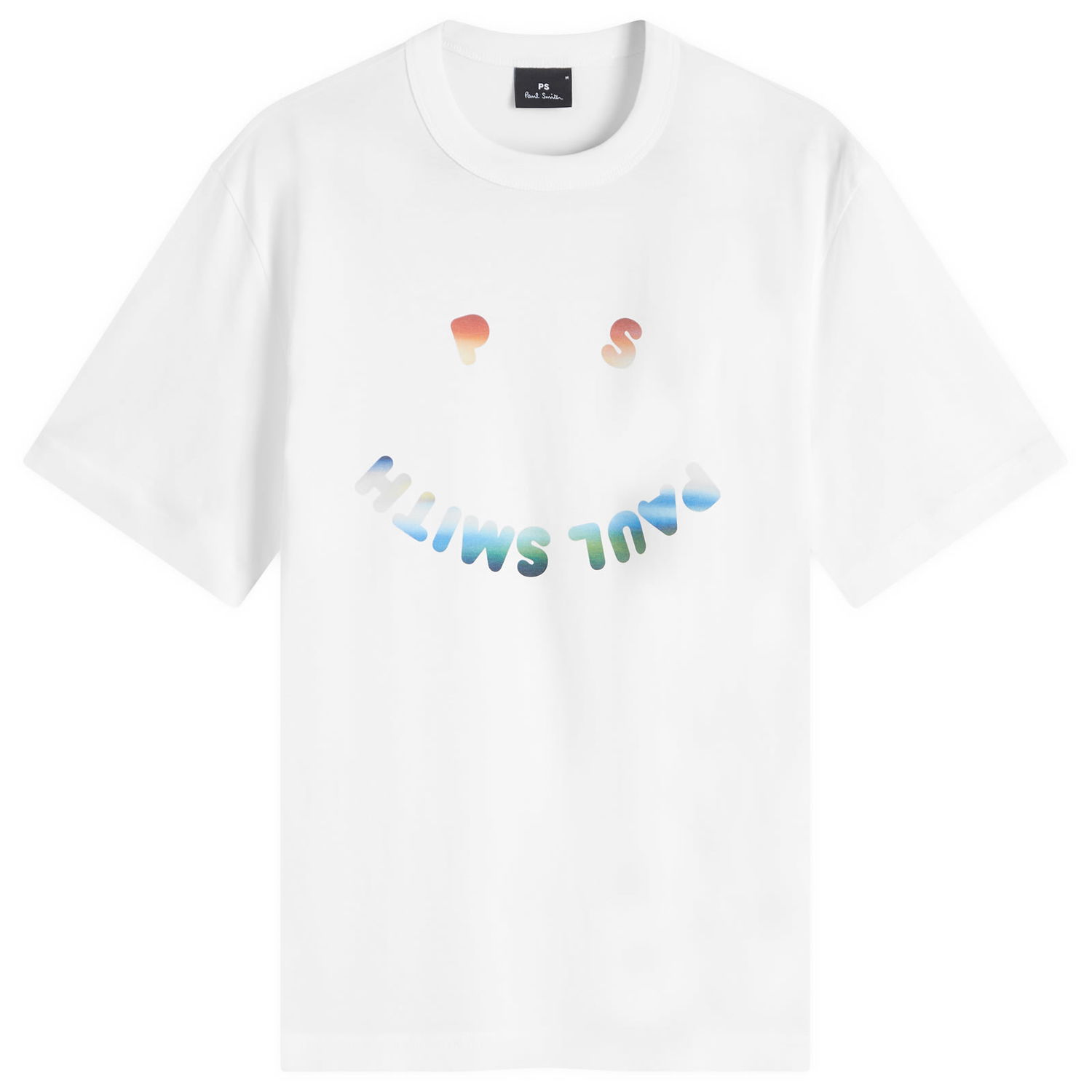 Majica Paul Smith Paul Smith PS Happy T-Shirt, Size Large Bela | M2R-220X-PP5016-02, 0