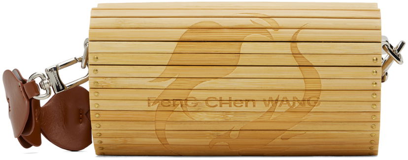 Torbica Feng Chen Wang Feng Chen Wang Heart Shaped Bamboo Bag Bež | FUS17AC05