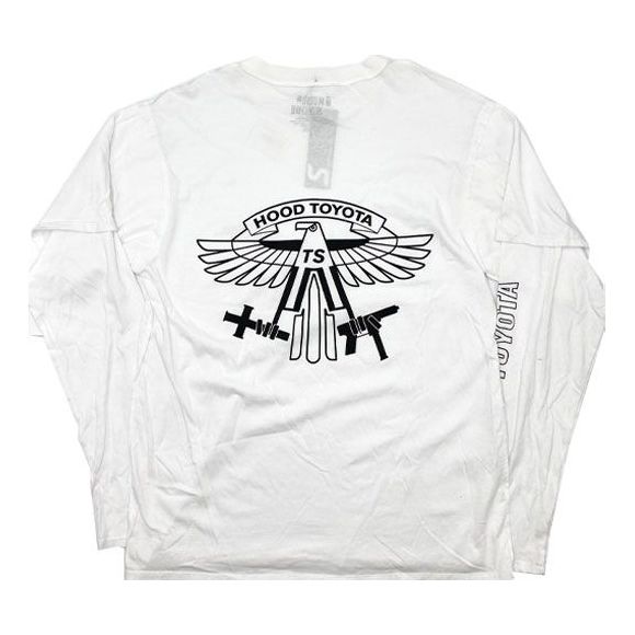 Majica Cactus Jack by Travis Scott Travis Scott Cactus Jack Long Sleeve Hood Toyota T-Shirt Bela | TC-342