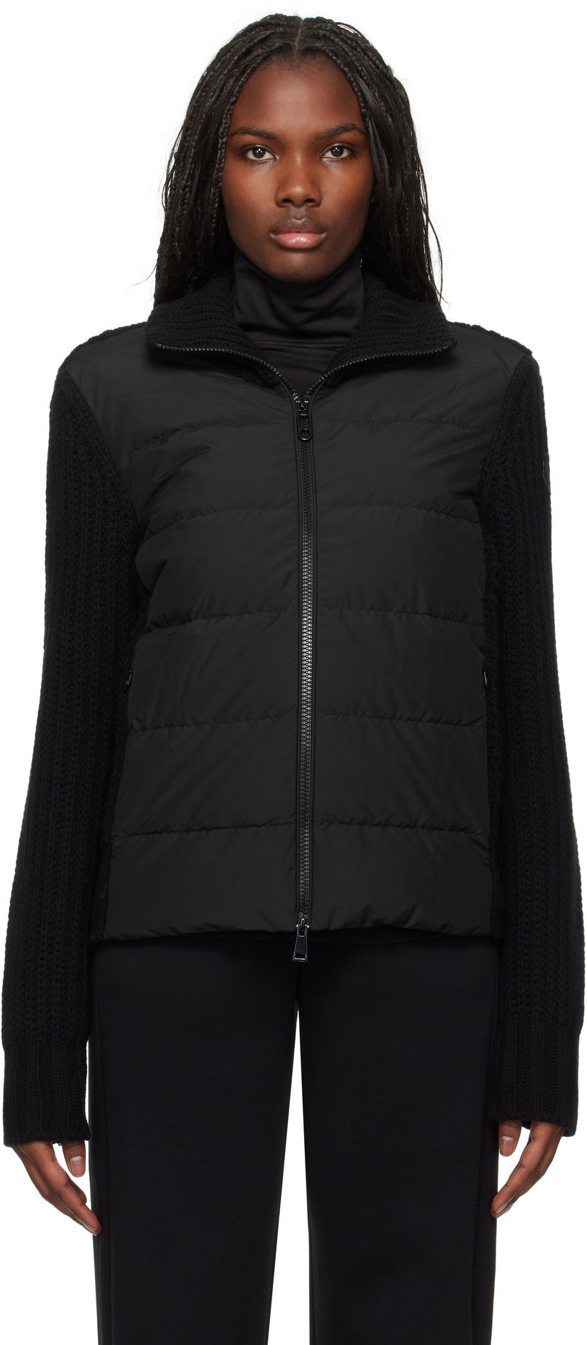 Puhovka Moncler Paneled Down Jacket Črna | J20939B00043M4281