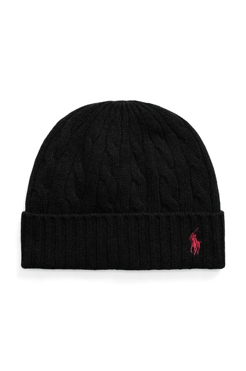Beanie Polo by Ralph Lauren Cable-Knit Beanie Črna | 449959346