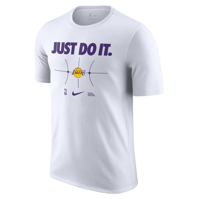 Majica Nike Nike NBA Los Angeles Lakers Essential T-Shirt Bela | FQ6282-100