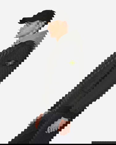 Bomber jakna Stone Island Garment Dyed Crinkle Reps PrimaLoft®-TC Bomber Črna | 791540923 V0029, 5